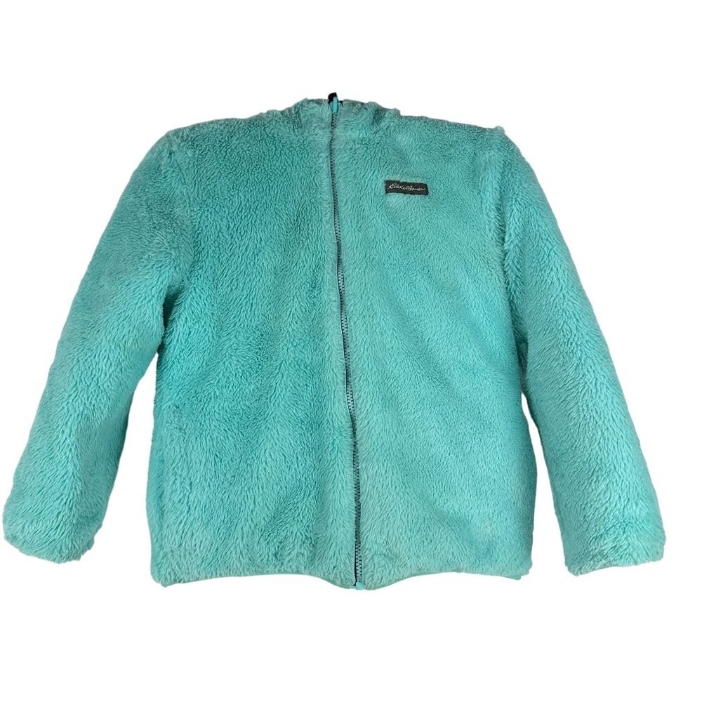 Eddie Bauer Youth Girls Reversible Puffer Coat Size M